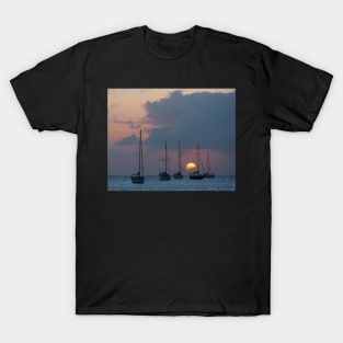 Beautiful Gros Islet Sunset Castries Saint Lucia Caribbean T-Shirt